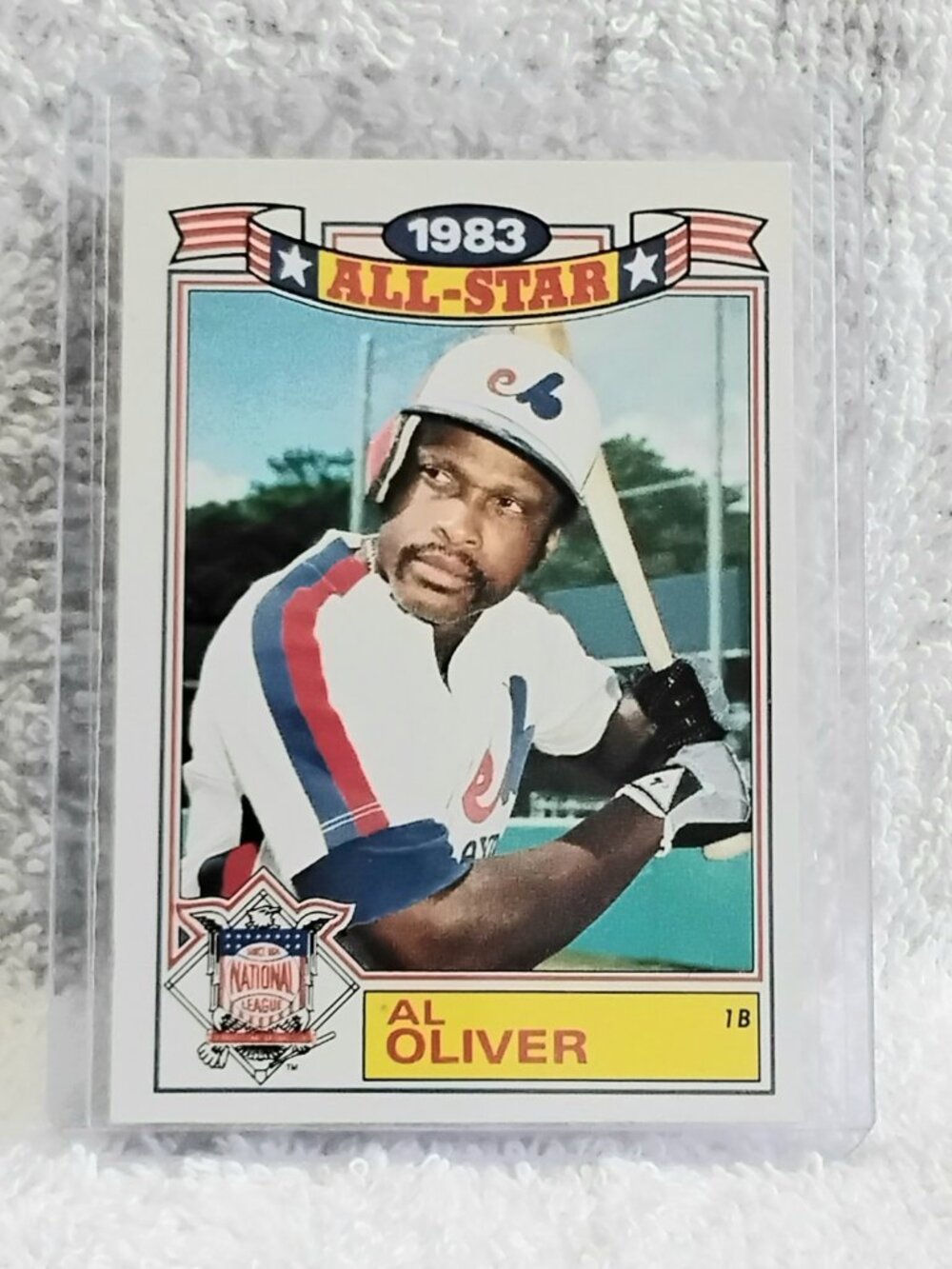 5/$20 Mint 1983 Topps Al Oliver All-Star Commemorative MLB Card 13!!